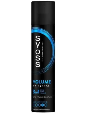 SYOSS Professional VOLUME Hairspray lak pro maximální objem vlasů 300ml Expresní Doručení