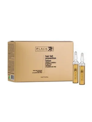 Objednat Nyní BLACK Hair Lotion Pantenolo Placenta 12x10ml - Vlasové sérum proti vypadávání vlasů s placentou