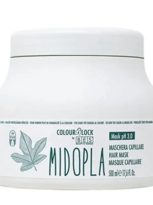 BES Colour Lock Maschera Midopla pH 3,0 - regenerační maska na vlasy pro fixaci barvy 500ml Vrácení Zdarma
