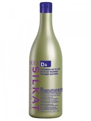BES Silkat D4 Ristrutturante Shampoo regenerační šampon na barvené vlasy 1000ml Tovární Cena