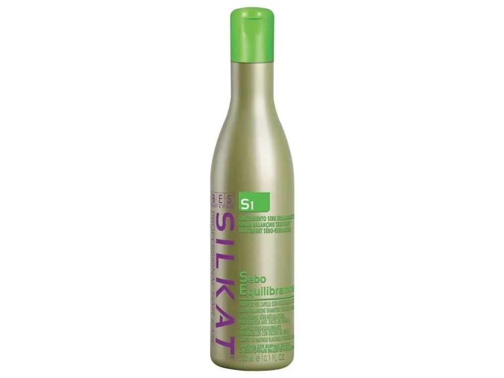 Expresní Doručení BES Silkat S1 Shampoo Seboequilibrante - šampon na mastné vlasy 300ml