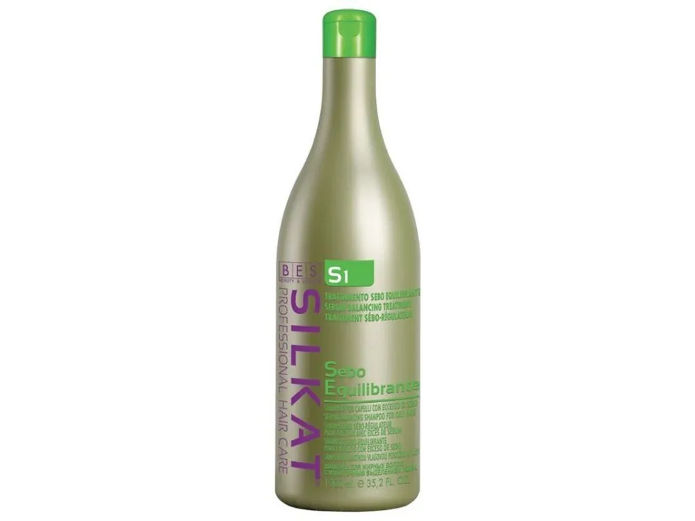 BES Silkat S1 Shampoo Seboequilibrante - šampon na mastné vlasy 1000ml Jen Po Omezenou Doba