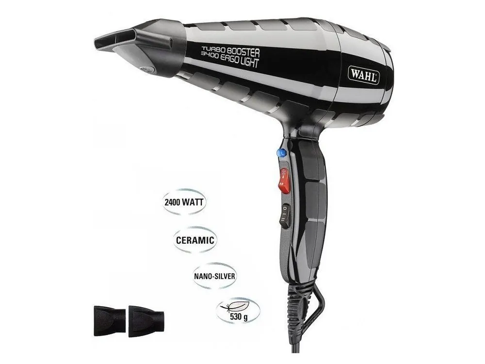 Poslední Šance WAHL 4314-0475 Turbo Booster 3400 Ergo Light profesionální fén na vlasy 2400W