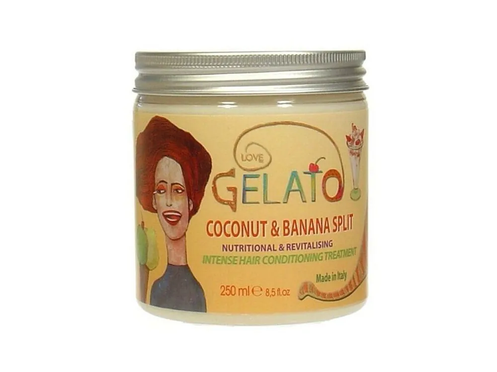 BES Gelato Hair Treatment Kokos a banán maska na poškozené vlasy 250ml Dokud Zásoby Vydrží