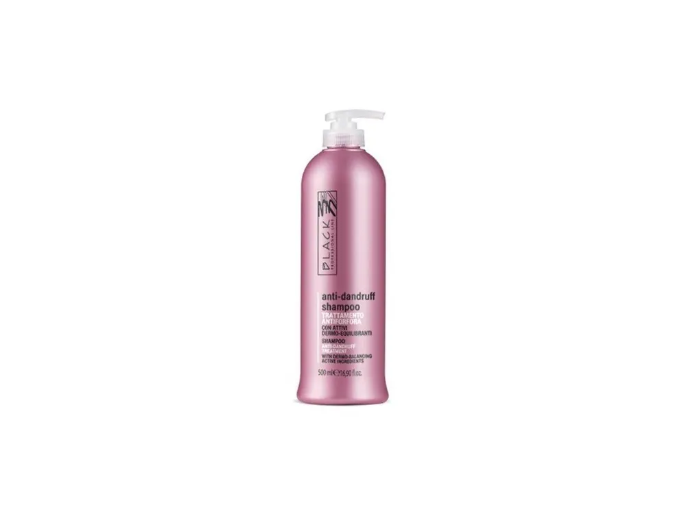 Top Prodej BLACK Péče o vlasy Anti-Dandruff Shampoo vlasový šampon proti lupům 500ml