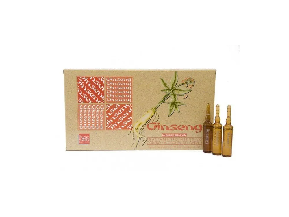 BES Ginseng Ampule proti padání vlasů s Žen-Šenem 12x10ml Hit Sezóny