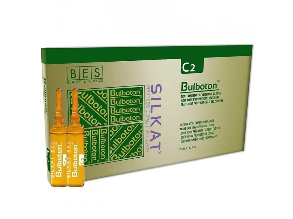 BES Silkat Bulboton Lozione C2 aktivní tonikum - prevence proti padání vlasů 12x10ml Originální