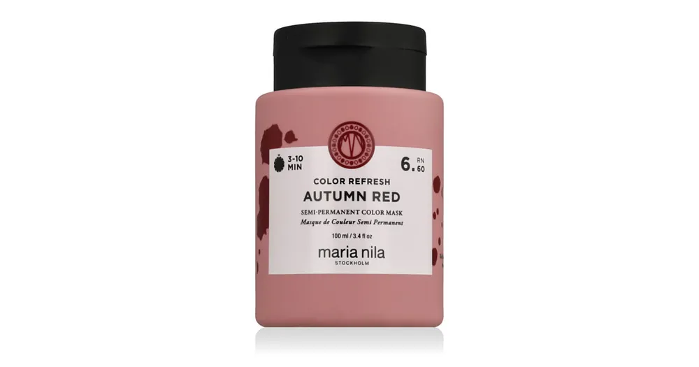 Kup Teď Maria Nila Colour Refresh Semi-permanent maska na vlasy s barevnými pigmenty Autumn Red 100 ml .