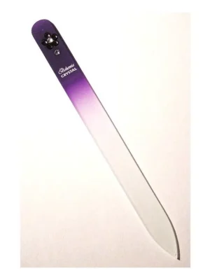BOHEMIA CRYSTAL Skleněný pilník na nehty Swarovski - 140mm - fialový Hit Sezóny