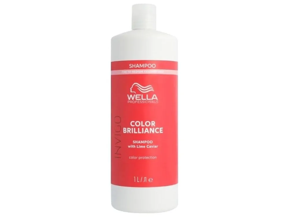 WELLA Invigo Brilliance Color Shampoo Fine Normal 1000ml - šampon pro barvené vlasy Autentický