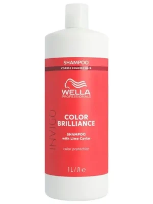 WELLA Invigo Color Brilliance Coarse Shampoo 1000ml - šampon pro silné barvené vlasy Zlevněný