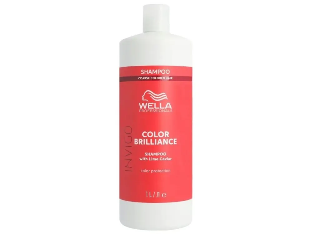 WELLA Invigo Color Brilliance Coarse Shampoo 1000ml - šampon pro silné barvené vlasy Zlevněný