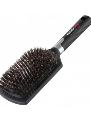 Doprava Zdarma BABYLISS PRO BB1E Profi velký plochý kartáč na vlasy s kančími štětinami - šířka 82mm