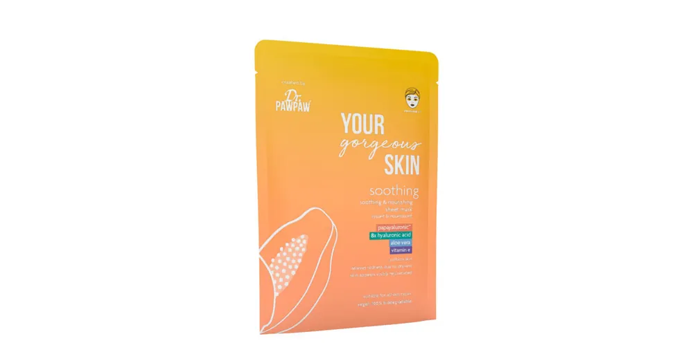 Dr. PAWPAW Your Gorgeous Skin Soothing Sheet Mask 25 ml Nejlepší Volba