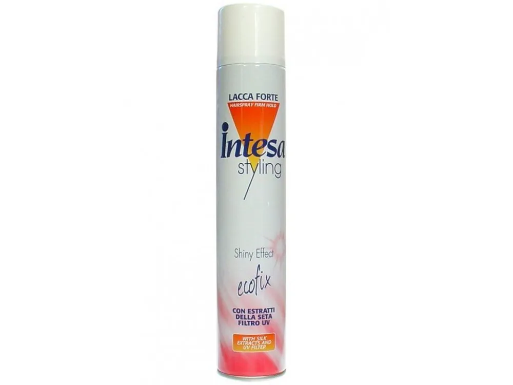 INTESA Shiny Effect Lak na vlasy s leskem - silně tužící 500ml Akční Nabídka