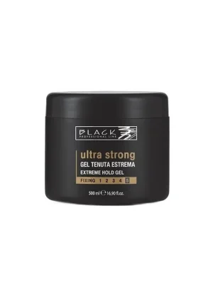Sezónní Sleva BLACK Styling Ultra Strong Gel - modelovací gel na vlasy ultra silně tužící 500ml