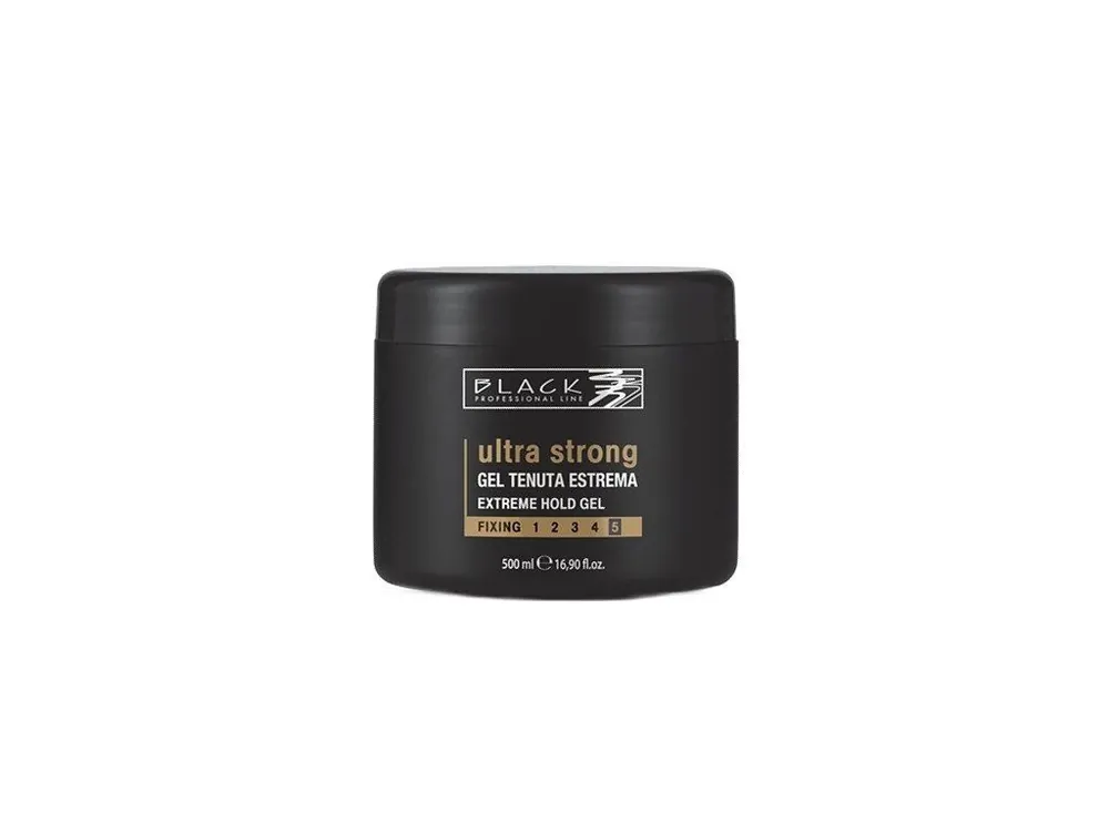 Sezónní Sleva BLACK Styling Ultra Strong Gel - modelovací gel na vlasy ultra silně tužící 500ml
