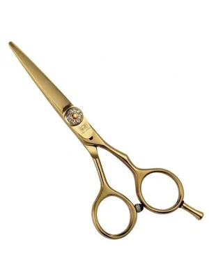 PRO FEEL JAPAN EB-55 GOLD - Profesionální kadeřnické nůžky 5,5' - ergonomický tvar Jen Po Omezenou Doba