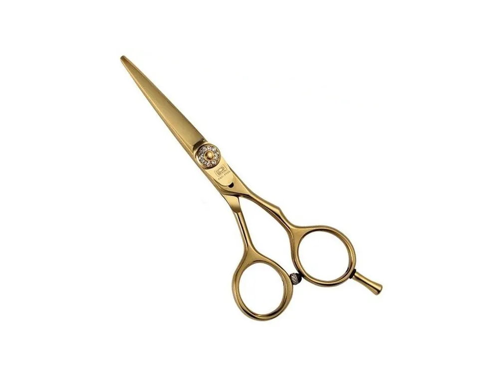 PRO FEEL JAPAN EB-55 GOLD - Profesionální kadeřnické nůžky 5,5' - ergonomický tvar Jen Po Omezenou Doba