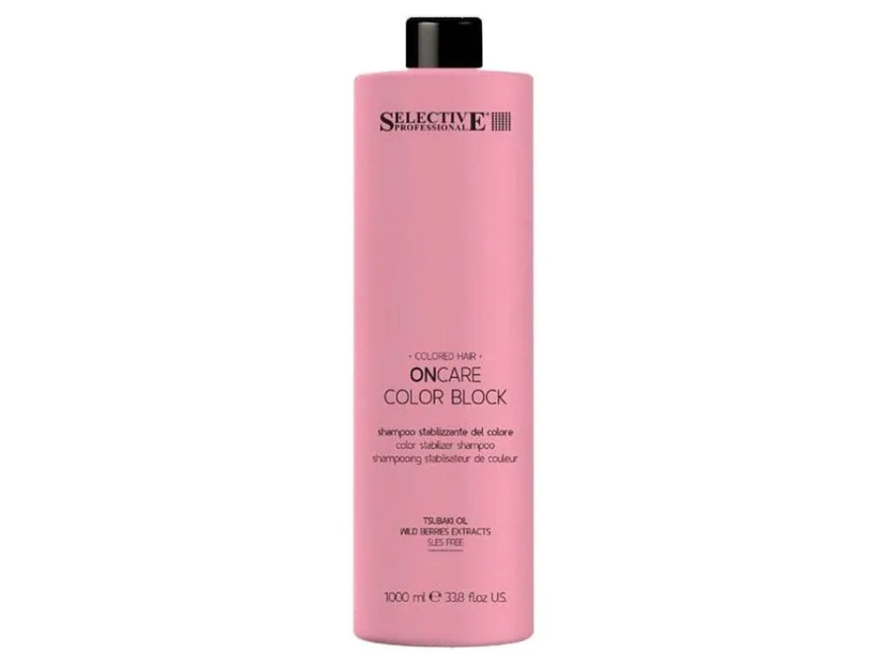 Vysoce Kvalitní SELECTIVE ONcare Color Block Shampoo - šampón pro stabilizaci barvy vlasů 1000ml