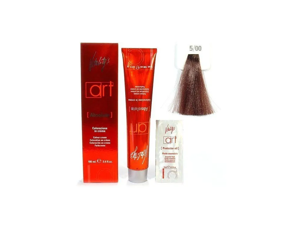 Omezená Nabídka VITALITYS Art Absolute Deep Light Chesnut 5-00 - Barva na vlasy s leskem 100ml