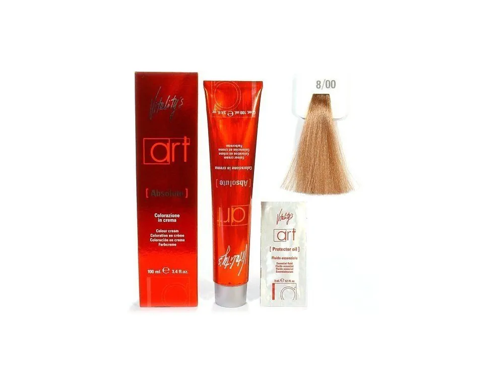 Finální Výprodej VITALITYS Art Absolute Deep Light Blonde 8-00 - Barva na vlasy s leskem 100ml