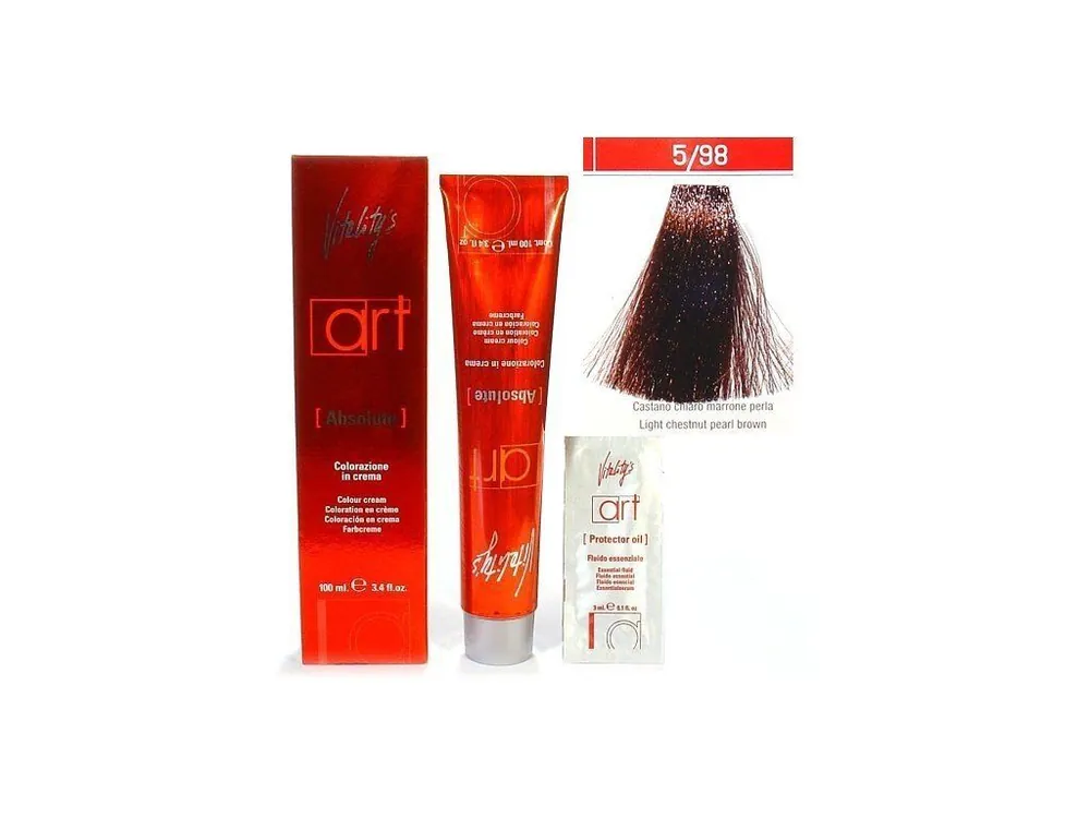 VITALITYS Art Absolute Light Chesnut Pearl Brown 5-98 - Barva na vlasy s leskem 100ml Nejlepší Cena