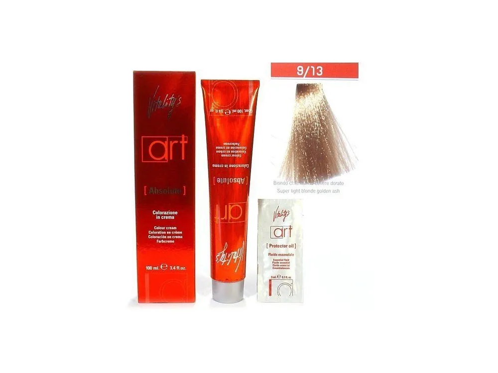 Must-Have VITALITYS Art Absolute Super Light Blond Gold Ash 9-13 - Barva na vlasy s leskem 100ml