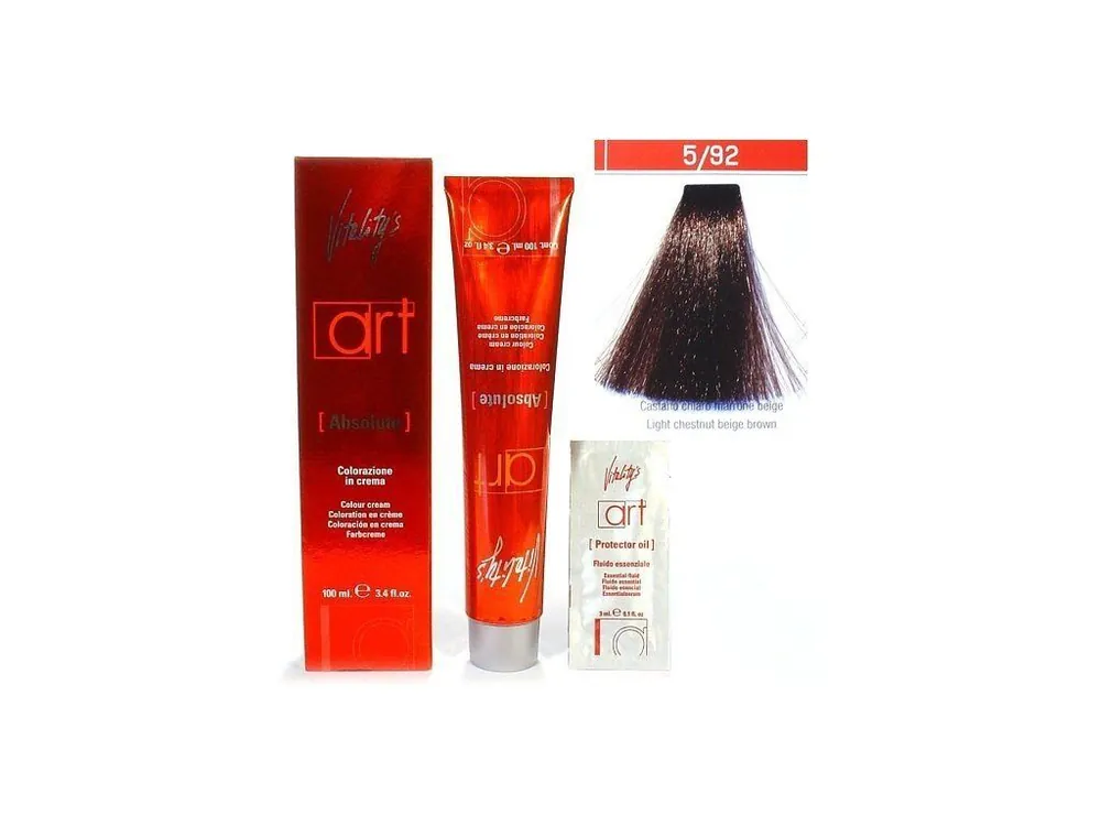 VITALITYS Art Absolute Light Chesnut Beige Brown 5-92 - Barva na vlasy s leskem 100ml Nejlepší Cena