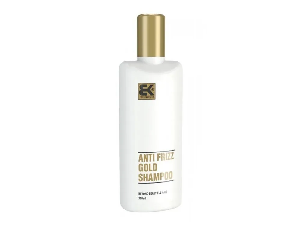 BRAZIL KERATIN Gold Shampoo regenerační keratinový šampon na vlasy se zlatem 300ml Vysoce Kvalitní