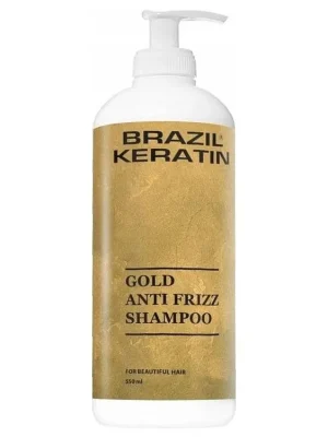 Tovární Cena BRAZIL KERATIN Gold Shampoo regenerační keratinový šampon na vlasy se zlatem 550ml