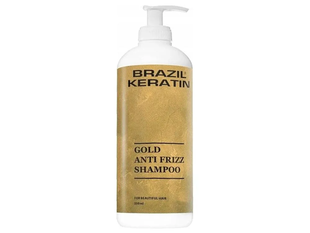 Tovární Cena BRAZIL KERATIN Gold Shampoo regenerační keratinový šampon na vlasy se zlatem 550ml