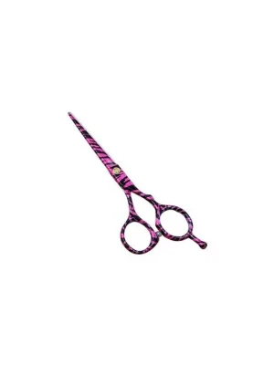 PRO FEEL JAPAN 5255 Pink Black profesionální kadeřnické nůžky na vlasy 5,5' Akční Cena