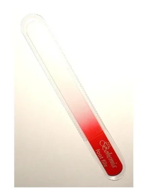 Nakupujte Hned BOHEMIA CRYSTAL Velký skleněný pilník na nehty - 200mm - červený