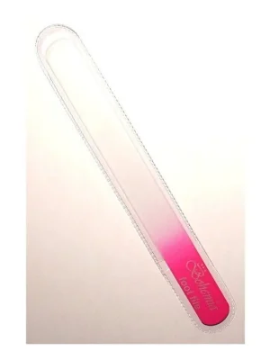 BOHEMIA CRYSTAL Velký skleněný pilník na nehty - 200mm - růžový Odeslání Ihned