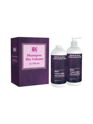 BRAZIL KERATIN Bio Shampoo Volume keratinový šampon pro větší objem vlasů 2x550ml Oblíbený