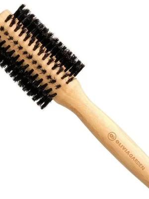 OLIVIA GARDEN B-30 Bamboo Touch Blowout Boar - kulatý bambusový kartáč s kančími štětinami 30mm Odeslání Ihned