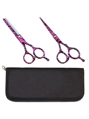 Odeslání Ihned PRO FEEL JAPAN SET Pink Black - sada profesionálních 5,5´ kadeřnických nůžek