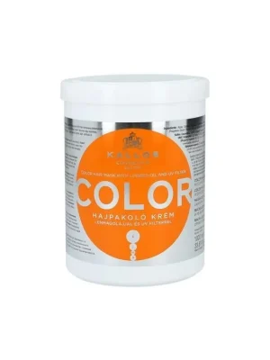 Omezená Nabídka KALLOS KJMN Color Hair Mask 1000ml - maska na barvené a poškozené vlasy