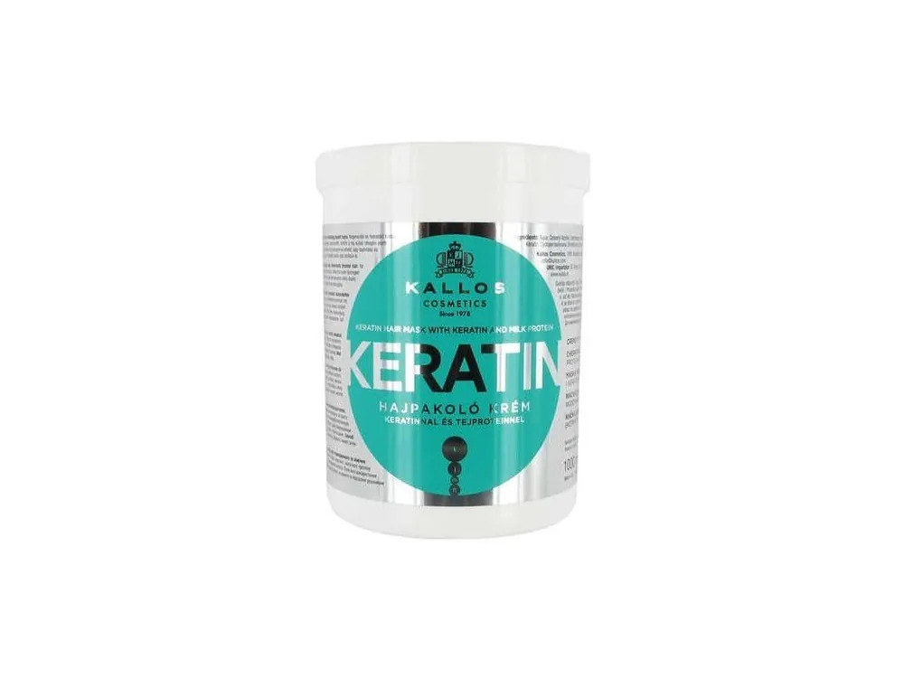 KALLOS KJMN Keratin Hair Mask 1000ml - hydratační keratinová maska na suché vlasy Hit Sezóny