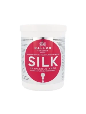 Levný KALLOS KJMN Silk Hair Mask 1000ml - hydratačně regenerační maska na zničené vlasy