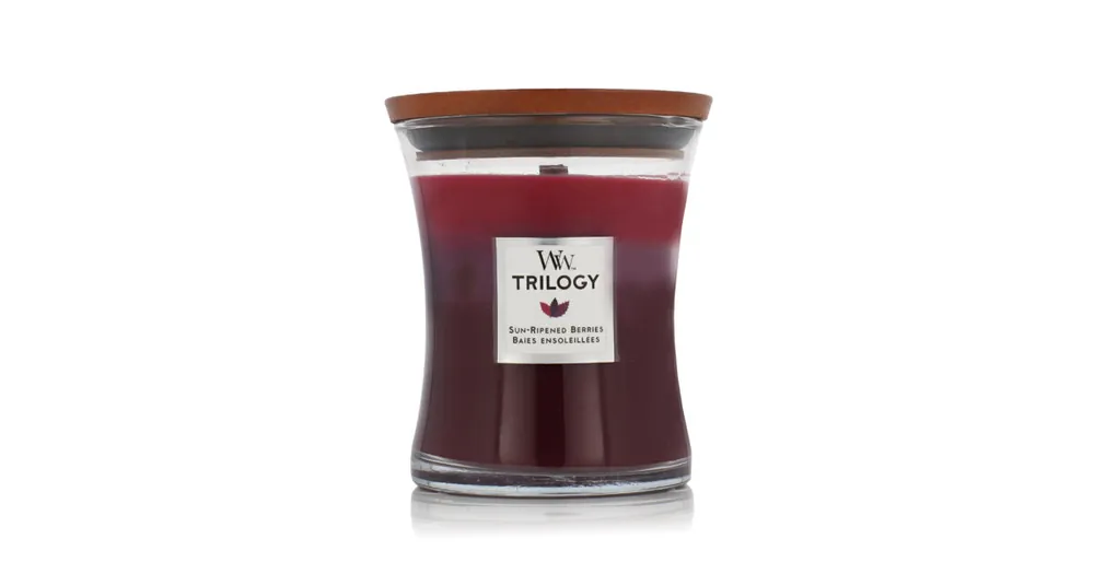 Oblíbený WoodWick Trilogy Medium Hourglass Candles vonná svíčka 275 g