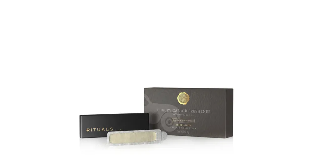 Rituals Private Collection Velvet Oudh Car Perfume Holder + Refills 2 x 3 g . Akční Nabídka