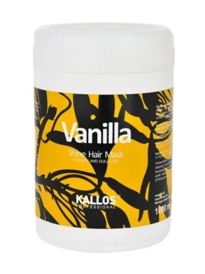 Objednat Nyní KALLOS Vanilla Shine Hair Mask 1000ml - maska pro suché pro matné vlasy