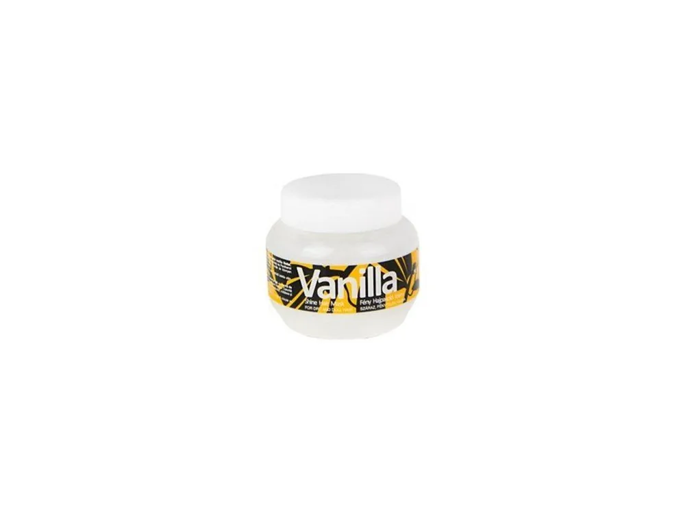 Víkendová Akce KALLOS Vanilla Shine Hair Mask 275ml - maska pro suché pro matné vlasy