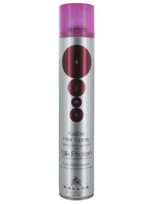KALLOS KJMN Hair Spray Extra Strong Silk Protein 750ml - velmi silně tužící lak na vlasy Nejlepší Volba