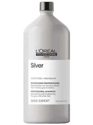 Dokud Zásoby Vydrží LOREAL Professionnel Expert Magnesium Silver Shampoo 1500ml - šampon pro bílé a melírované vlasy