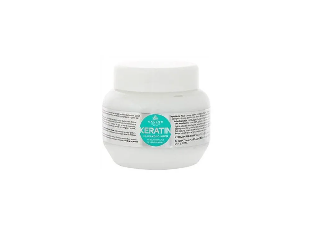 KALLOS KJMN Keratin Hair Mask 275ml - hydratační keratinová maska na suché vlasy Dokud Zásoby Vydrží