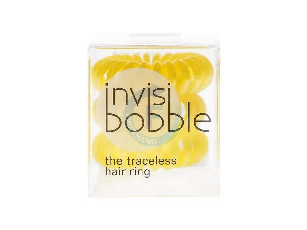 INVISIBOBBLE Original Hair Ring Yellow 3ks - Spirálová gumička do vlasů - žlutá Akční Nabídka