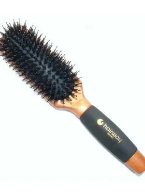 HAIRWAY 8181 Obdélníkový dřevěný kartáč s kančími štětinami na prodloužené vlasy Kup Teď